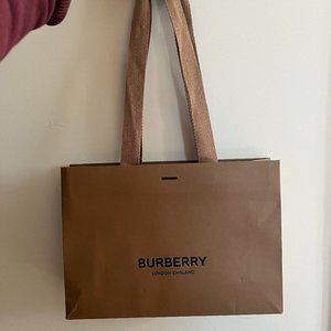 Burberry shopping bag